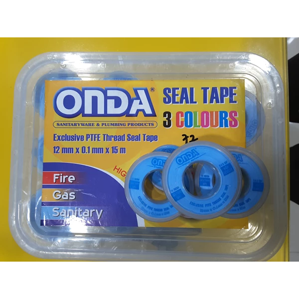 SEAL TAPE HIGH PRESSURE COLOUR BLUE YELLOW RED
