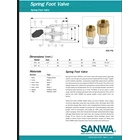 Sanwa Foot Valve Size 3/4 Inch 2