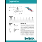 FANCY BALL TAP MERK SANWA 6