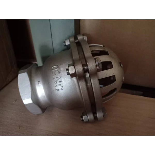 FOOT VALVE STAINLESS BODY