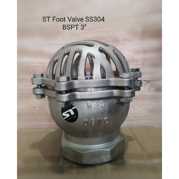 FOOT VALVE STAINLESS BODY