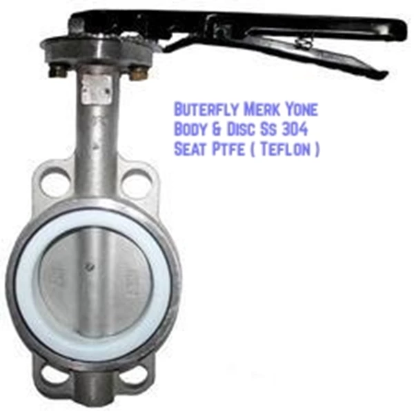 BUTTERFLY  VALVE SEAT PTFE DISC SUS 304